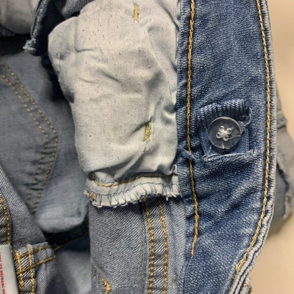 Denim Button Up Mermaids & Shells Denim Shorts - Picture 4 of 6